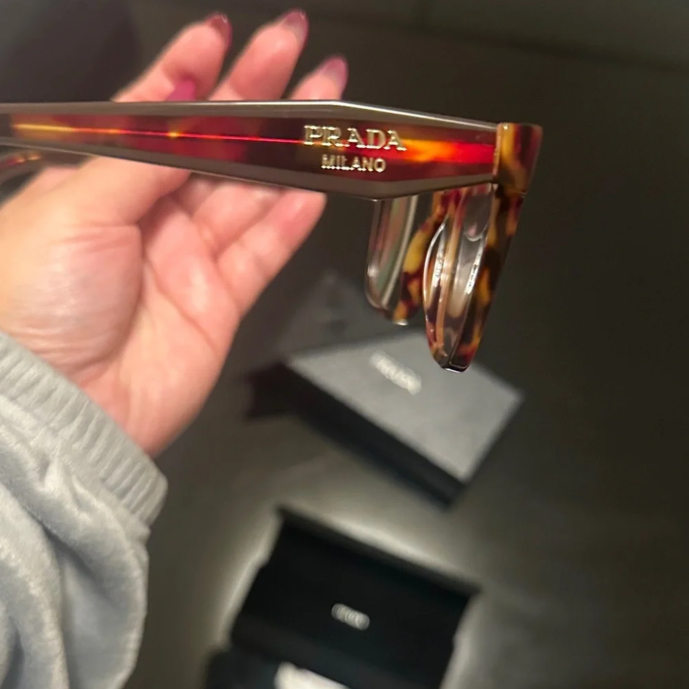 Prada Multicolor Tortoise Shell Eyewear - Picture 5 of 8